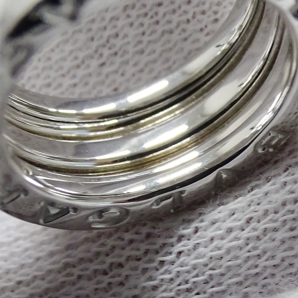 BVLGARI ブルガリ B-zero1 ビーゼロワン 3バンド リング 指輪 750WG ホワイトゴールド #47 約7号 レディース メンズ 磨き済み 【中古】