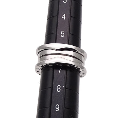 BVLGARI ブルガリ B-zero1 ビーゼロワン 3バンド リング 指輪 750WG ホワイトゴールド #47 約7号 レディース メンズ 磨き済み 【中古】