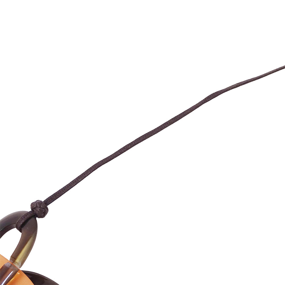HERMES エルメス ネックレス バッファローホーン バッファローホーン ピンク グリーン レディース 【中古】