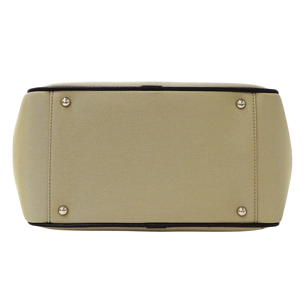 BURBERRY バーバリー トートバッグ ベージュ ナイロン レディース 【中古】