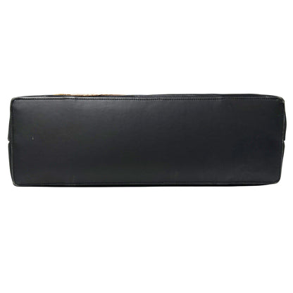 Ferragamo フェラガモ トートバッグ ブラック ナチュラル ナイロン レディース メンズ 【中古】
