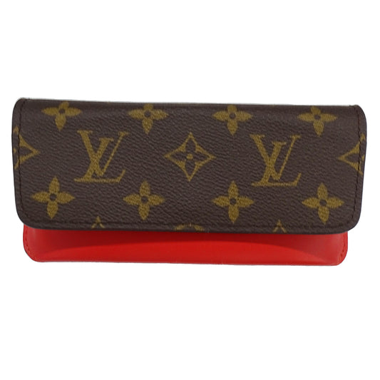 LOUIS VUITTON ルイ・ヴィトン エテュイ リュネット ウディ メガネケース モノグラム モノグラム レッド GI0372 モノグラムキャンバス レディース メンズ 【中古】