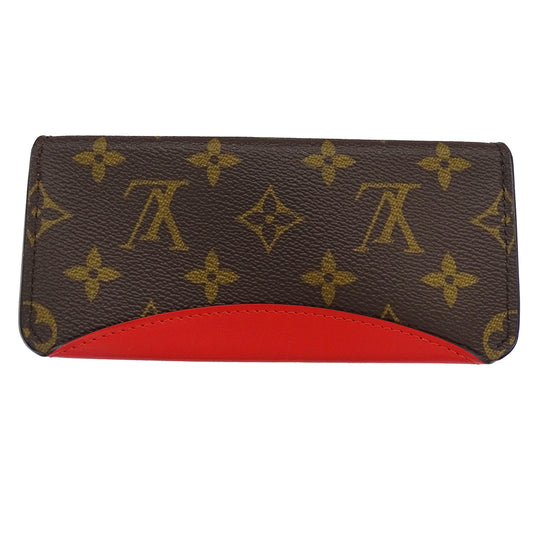 LOUIS VUITTON ルイ・ヴィトン エテュイ リュネット ウディ メガネケース モノグラム モノグラム レッド GI0372 モノグラムキャンバス レディース メンズ 【中古】