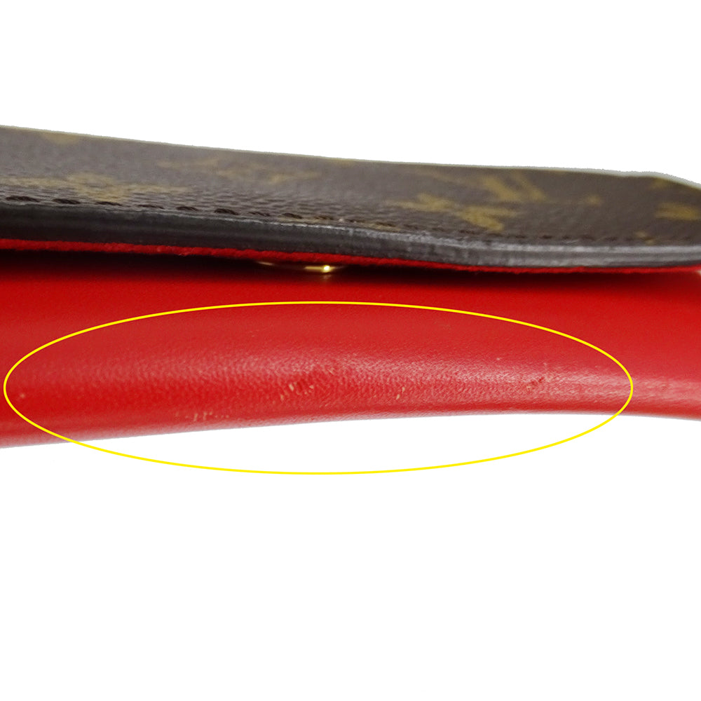 LOUIS VUITTON ルイ・ヴィトン エテュイ リュネット ウディ メガネケース モノグラム モノグラム レッド GI0372 モノグラムキャンバス レディース メンズ 【中古】