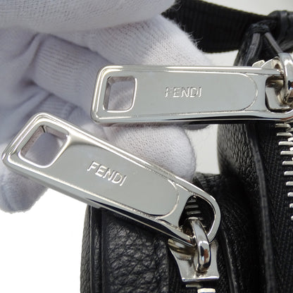 FENDI フェンディ ボディ・ウエストバッグ ブラック シルバー金具 7VA605 レザー メンズ 【中古】