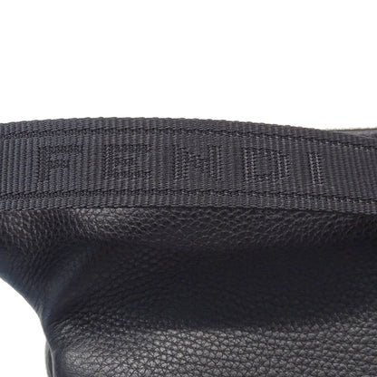 FENDI フェンディ ボディ・ウエストバッグ ブラック シルバー金具 7VA605 レザー メンズ 【中古】