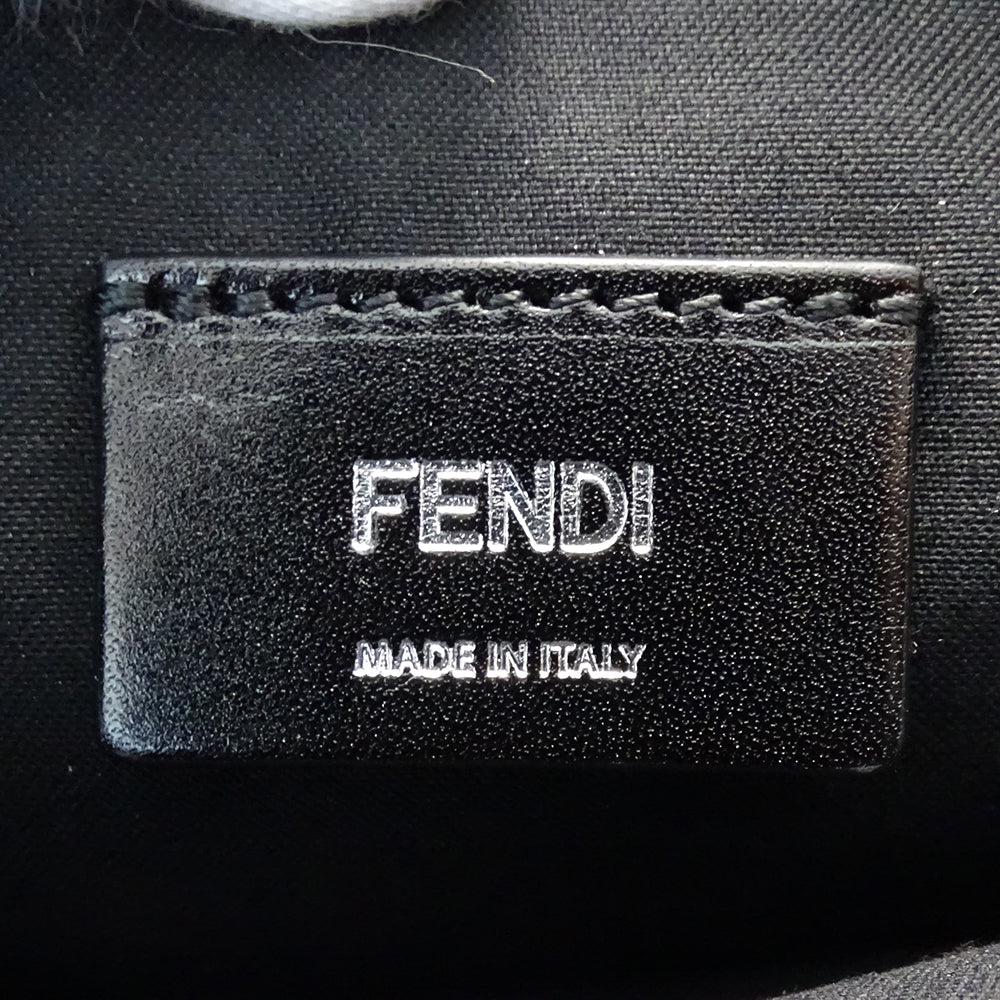 FENDI フェンディ ボディ・ウエストバッグ ブラック シルバー金具 7VA605 レザー メンズ 【中古】