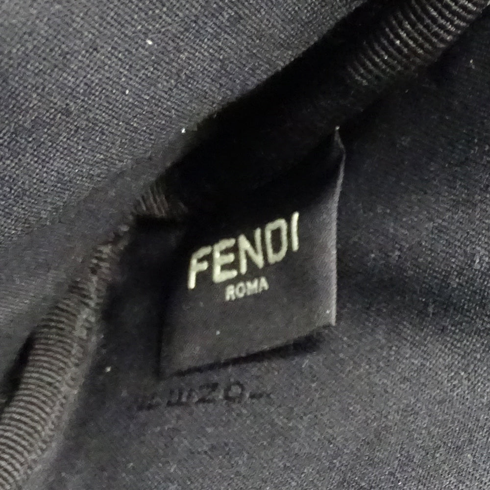 FENDI フェンディ ボディ・ウエストバッグ ブラック シルバー金具 7VA605 レザー メンズ 【中古】