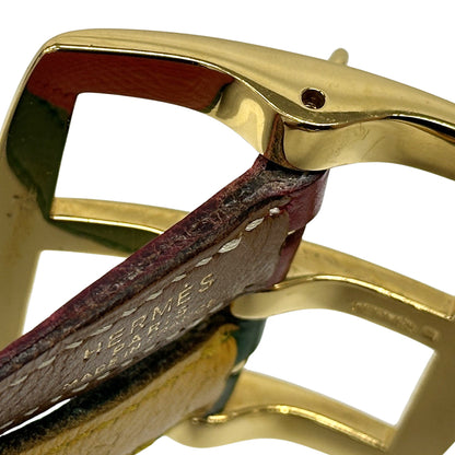 HERMES エルメス ベルト マルチカラー クシュベル レディース 【中古】