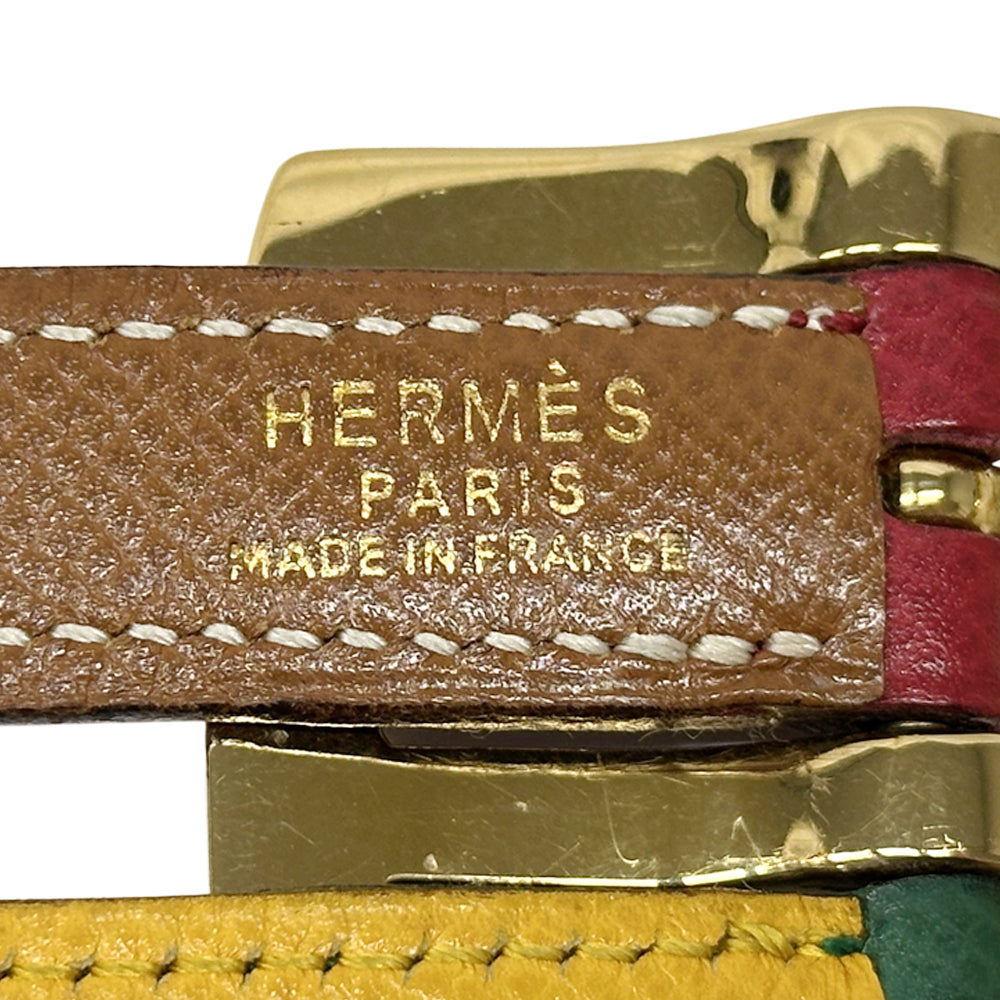 HERMES エルメス ベルト マルチカラー クシュベル レディース 【中古】