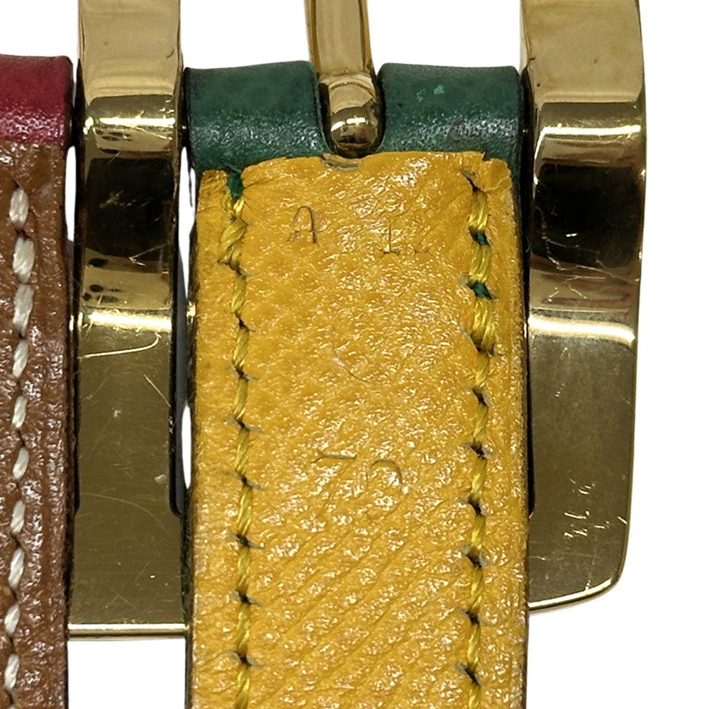 HERMES エルメス ベルト マルチカラー クシュベル レディース 【中古】