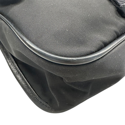 PRADA プラダ ショルダーバッグ ブラック ナイロン レディース メンズ 【中古】