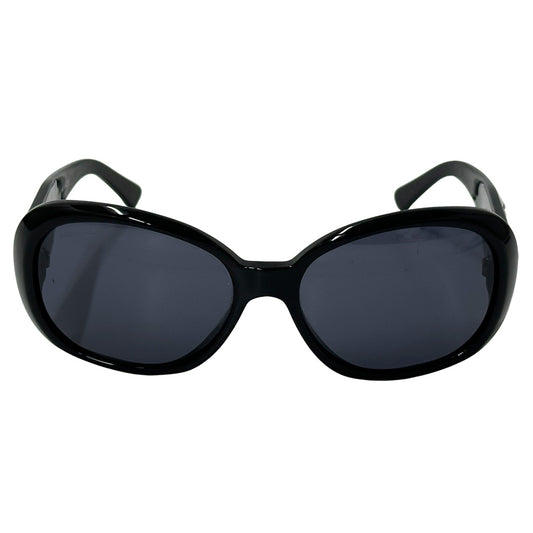 CHANEL シャネル サングラス カメリア ブラック ホワイト 5113-A 56□16 130 レディース 【中古】