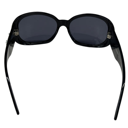 CHANEL シャネル サングラス カメリア ブラック ホワイト 5113-A 56□16 130 レディース 【中古】