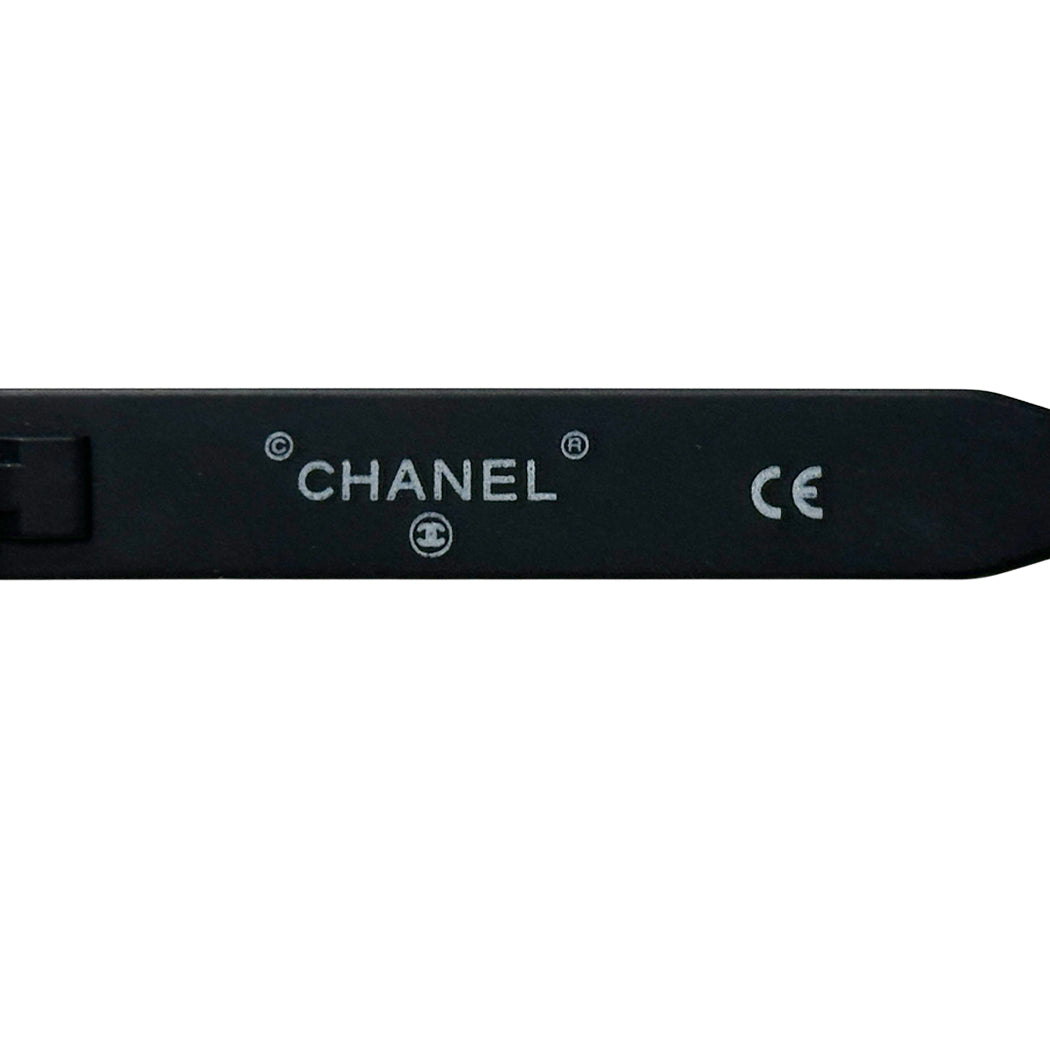 CHANEL シャネル サングラス ココマーク ブラック レディース 【中古】
