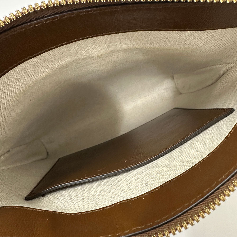 GUCCI グッチ GGスプリーム ショルダーバッグ ブラウン 682357 GGスプリームキャンバス メンズ 【中古】
