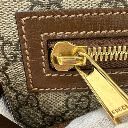 GUCCI グッチ GGスプリーム ショルダーバッグ ブラウン 682357 GGスプリームキャンバス メンズ 【中古】