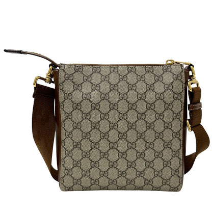 GUCCI グッチ GGスプリーム ショルダーバッグ ブラウン 682357 GGスプリームキャンバス メンズ 【中古】