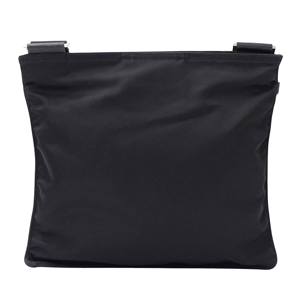 PRADA プラダ ショルダーバッグ ブラック 1BH978 ナイロン レディース メンズ 【中古】