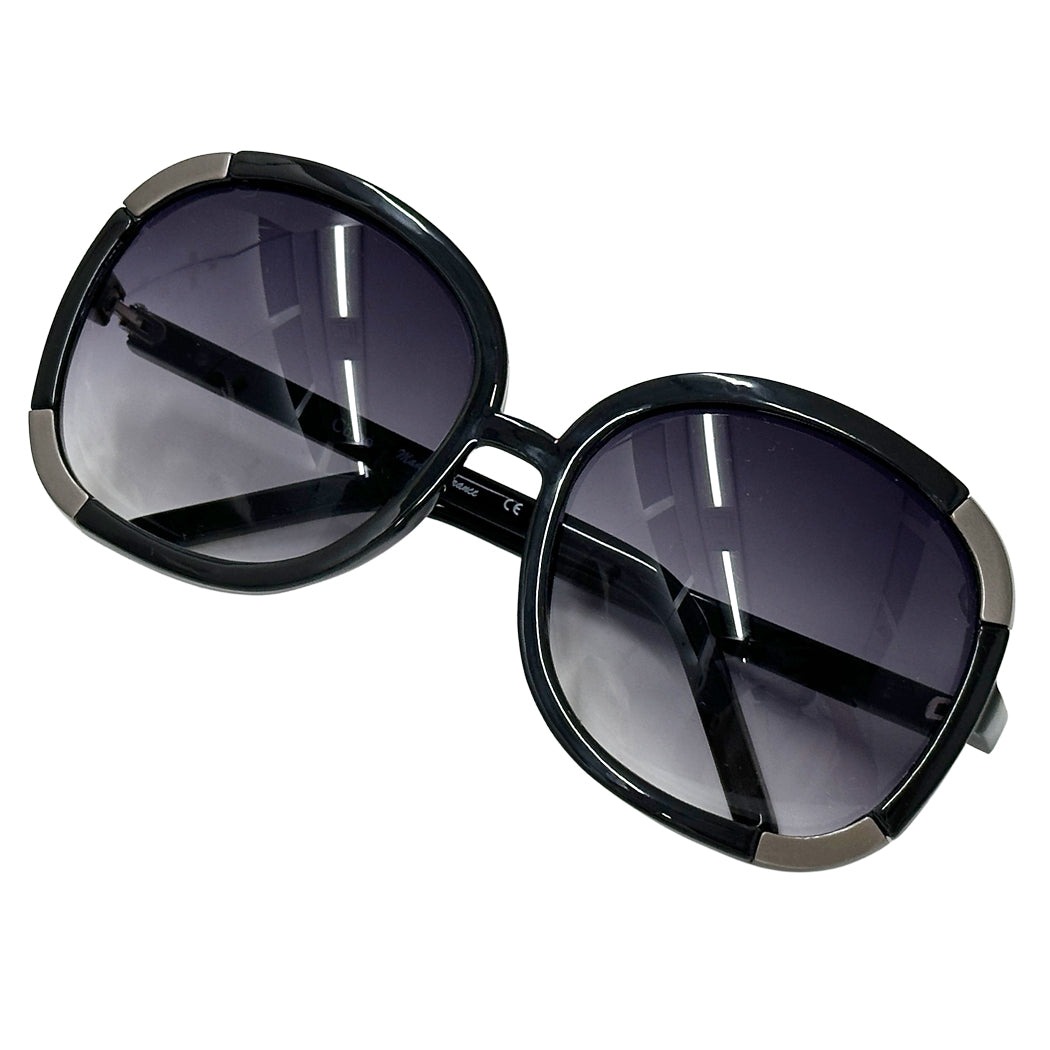 Chloe クロエ サングラス ブラック グレー レディース 【中古】