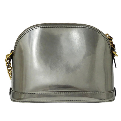 LOUIS VUITTON ルイ・ヴィトン アルマ MINI ショルダーバッグ ヴェルニ シルバー M52748 ヴェルニ レディース 【中古】