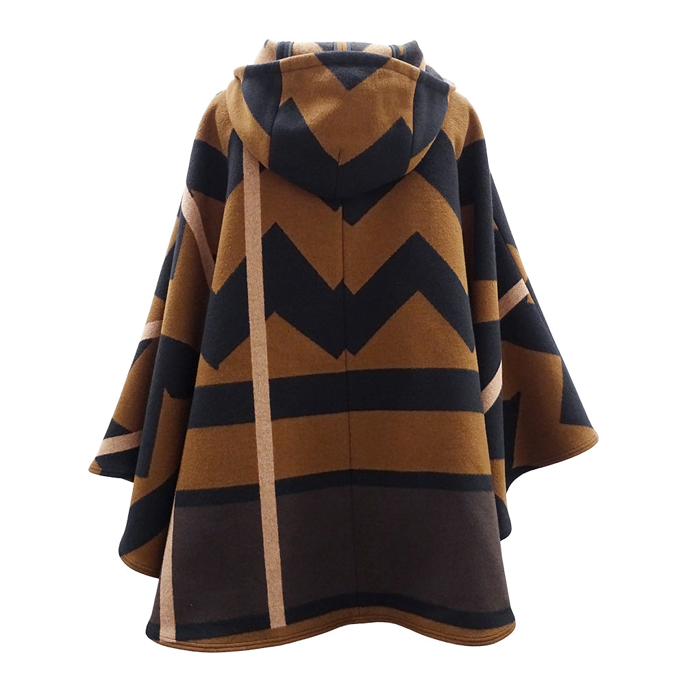 LOUIS VUITTON ルイ・ヴィトン その他アウター ブラウン ウール レディース 【中古】