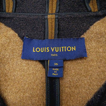 LOUIS VUITTON ルイ・ヴィトン その他アウター ブラウン ウール レディース 【中古】
