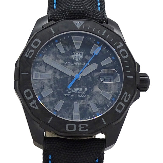 TAG Heuer タグホイヤー アクアレーサー WBD218C FC6447 メンズ 腕時計 世界750本限定 自動巻き AT PVDチタン カーボンPVD ナイロン ブラック【中古】