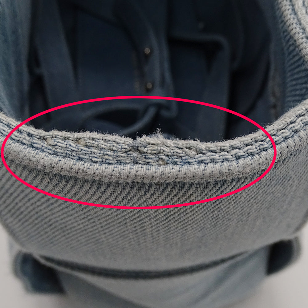 BOTTEGAVENETA ボッテガ・ヴェネタ ミニアルコ 2wayバッグ ブルー デニム レディース 【中古】