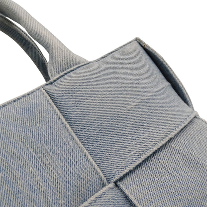 BOTTEGAVENETA ボッテガ・ヴェネタ ミニアルコ 2wayバッグ ブルー デニム レディース 【中古】
