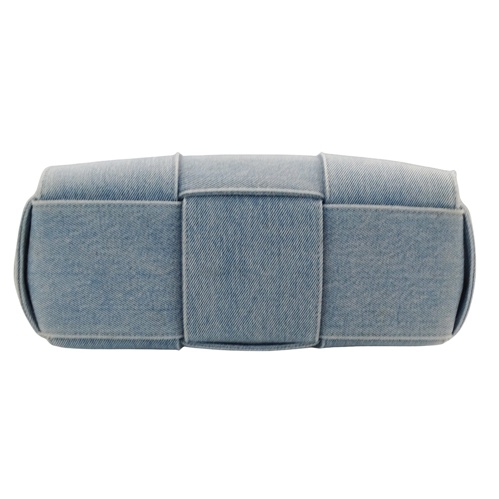 BOTTEGAVENETA ボッテガ・ヴェネタ ミニアルコ 2wayバッグ ブルー デニム レディース 【中古】