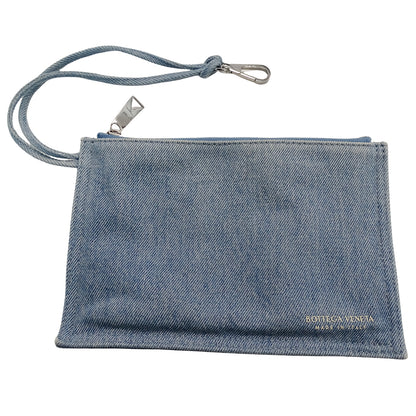 BOTTEGAVENETA ボッテガ・ヴェネタ ミニアルコ 2wayバッグ ブルー デニム レディース 【中古】