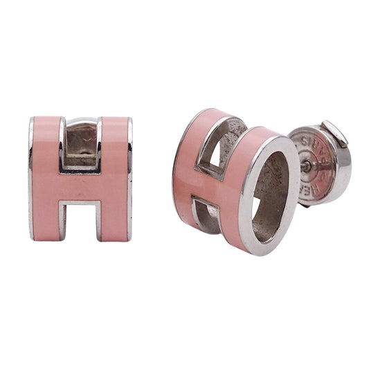 HERMES エルメス ピアス ポップアッシュ GP ピンク レディース 【中古】