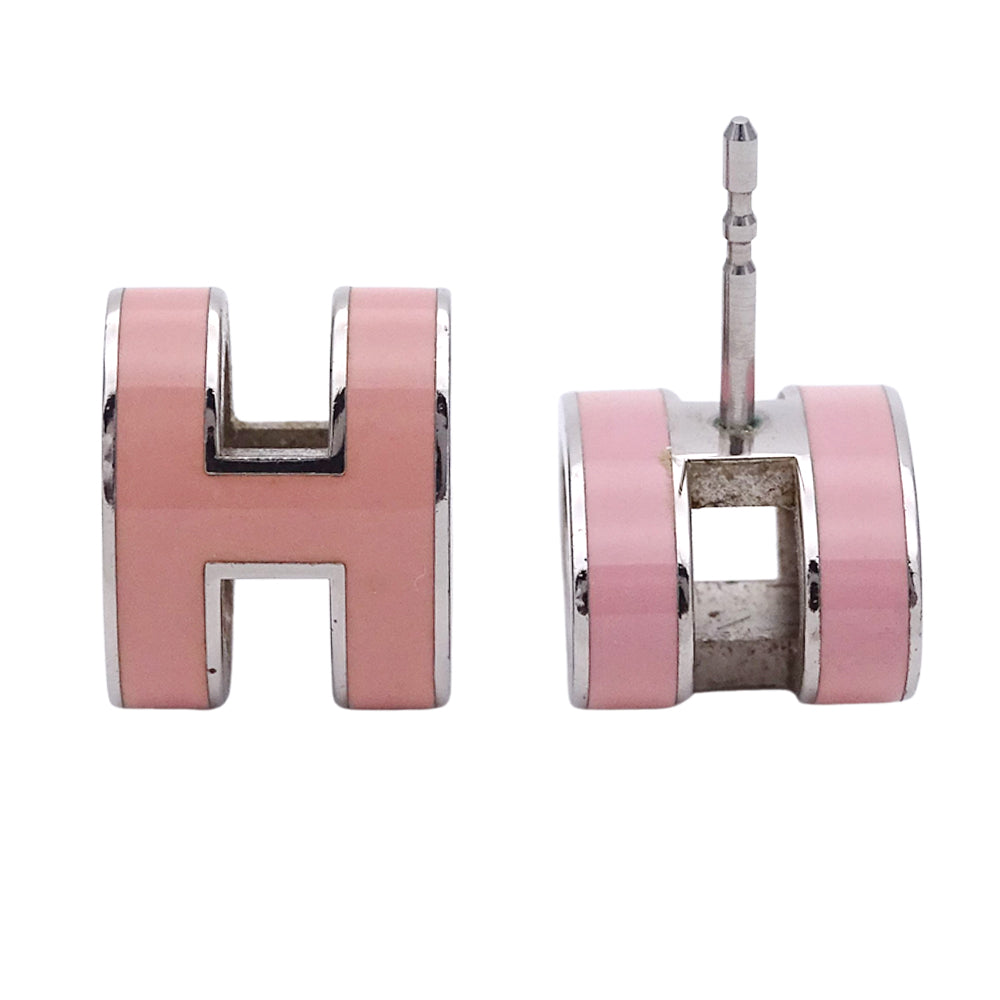 HERMES エルメス ピアス ポップアッシュ GP ピンク レディース 【中古】