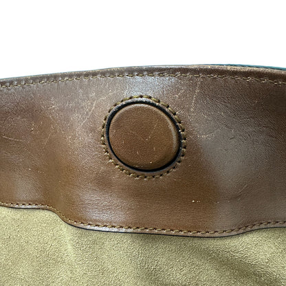 GUCCI グッチ 2wayバッグ グレー ブラウン 429147 GGスプリームキャンバス レディース メンズ 【中古】