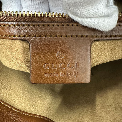 GUCCI グッチ 2wayバッグ グレー ブラウン 429147 GGスプリームキャンバス レディース メンズ 【中古】