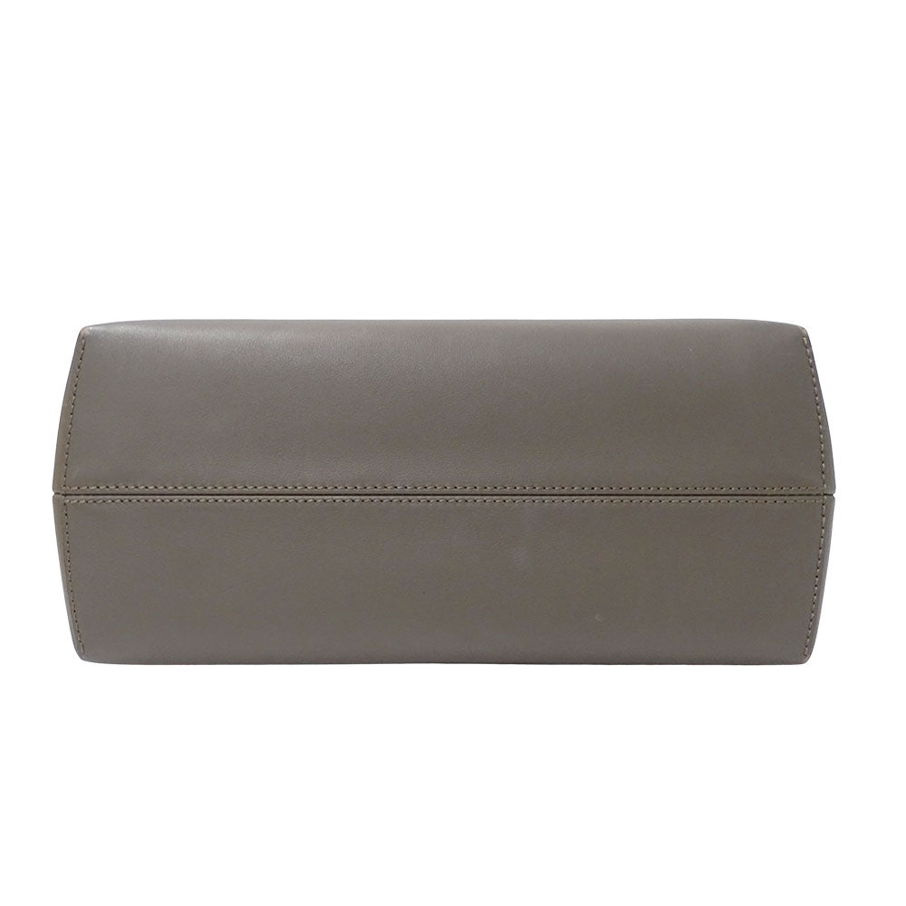 FENDI フェンディ バイザウェイ ミディアム 2wayバッグ グレー 8BL146 レザー レディース 【中古】