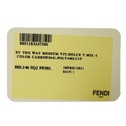 FENDI フェンディ バイザウェイ ミディアム 2wayバッグ グレー 8BL146 レザー レディース 【中古】