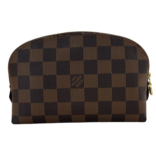 LOUIS VUITTON ルイ・ヴィトン ポシェット・コスメティック ポーチ ダミエ ブラウン N47516 ダミエキャンバス レディース 【中古】