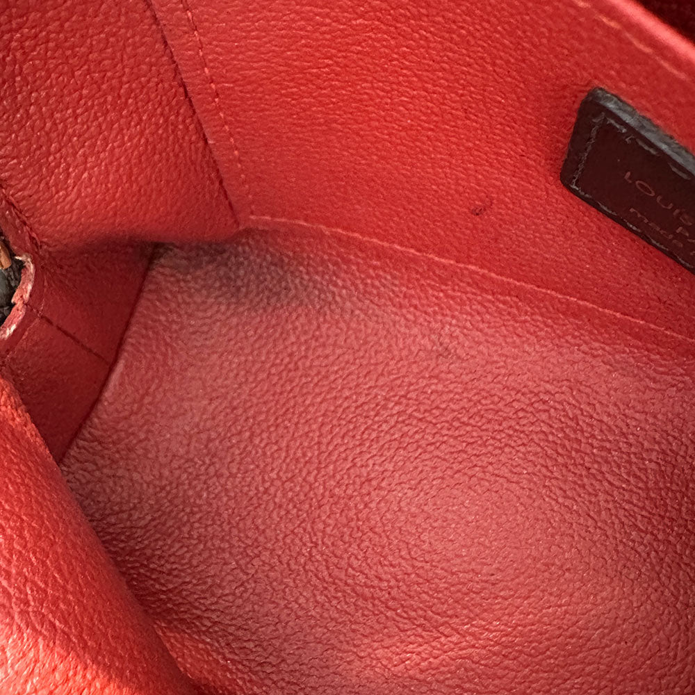 LOUIS VUITTON ルイ・ヴィトン ポシェット・コスメティック ポーチ ダミエ ブラウン N47516 ダミエキャンバス レディース 【中古】