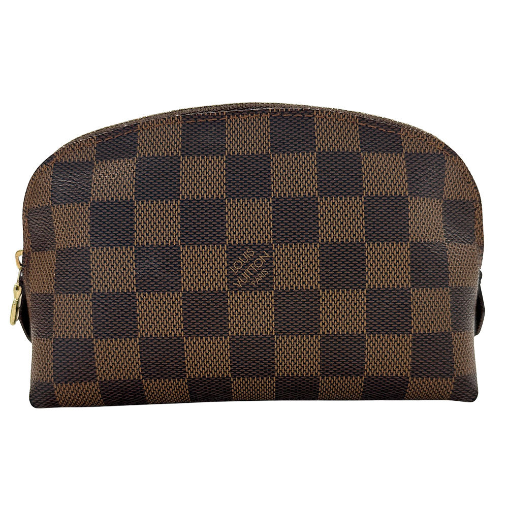 LOUIS VUITTON ルイ・ヴィトン ポシェット・コスメティック ポーチ ダミエ ブラウン N47516 ダミエキャンバス レディース 【中古】