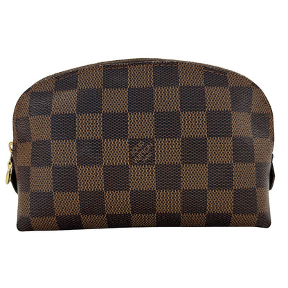 LOUIS VUITTON ルイ・ヴィトン ポシェット・コスメティック ポーチ ダミエ ブラウン N47516 ダミエキャンバス レディース 【中古】