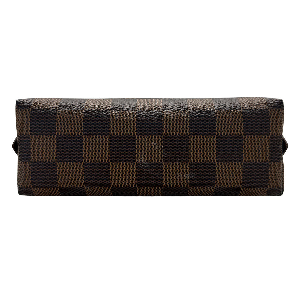 LOUIS VUITTON ルイ・ヴィトン ポシェット・コスメティック ポーチ ダミエ ブラウン N47516 ダミエキャンバス レディース 【中古】