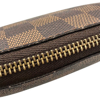 LOUIS VUITTON ルイ・ヴィトン ポシェット・コスメティック ポーチ ダミエ ブラウン N47516 ダミエキャンバス レディース 【中古】