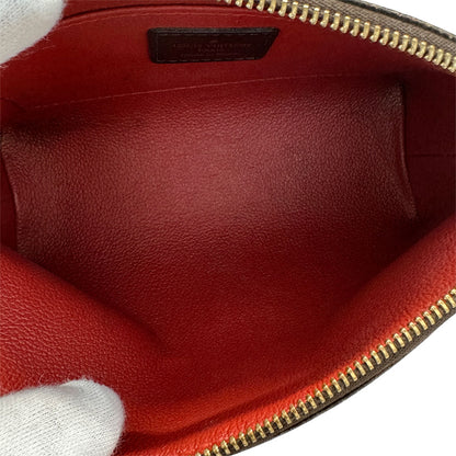 LOUIS VUITTON ルイ・ヴィトン ポシェット・コスメティック ポーチ ダミエ ブラウン N47516 ダミエキャンバス レディース 【中古】