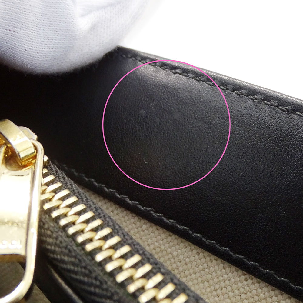 GUCCI グッチ GGマトラッセ 2wayバッグ ブラック ゴールド金具 728309 レザー レディース 【中古】