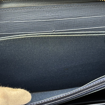 FENDI フェンディ 長財布 ズッカ ブラウン ブルー PVC レディース メンズ 【中古】