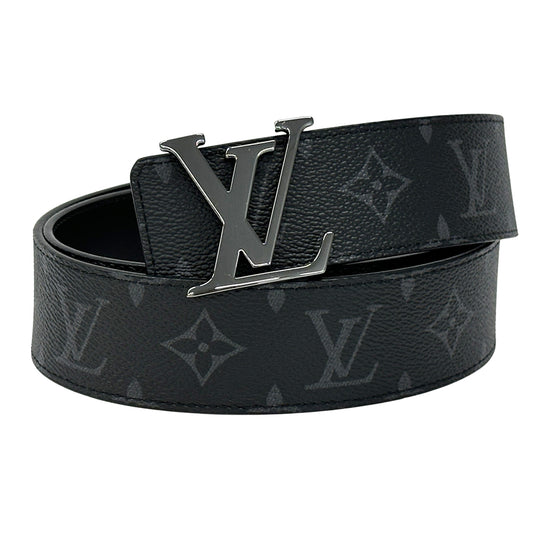 LOUIS VUITTON ルイ・ヴィトン ベルト・LVイニシャル 40MM ベルト モノグラム エクリプス ブラック グレー M9043 モノグラムエクリプス メンズ 【中古】