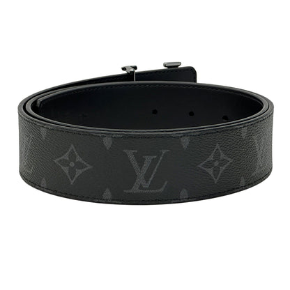 LOUIS VUITTON ルイ・ヴィトン ベルト・LVイニシャル 40MM ベルト モノグラム エクリプス ブラック グレー M9043 モノグラムエクリプス メンズ 【中古】