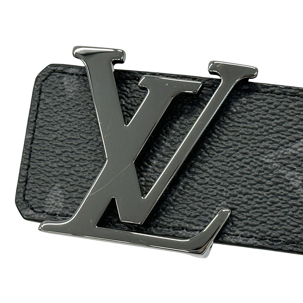 LOUIS VUITTON ルイ・ヴィトン ベルト・LVイニシャル 40MM ベルト モノグラム エクリプス ブラック グレー M9043 モノグラムエクリプス メンズ 【中古】